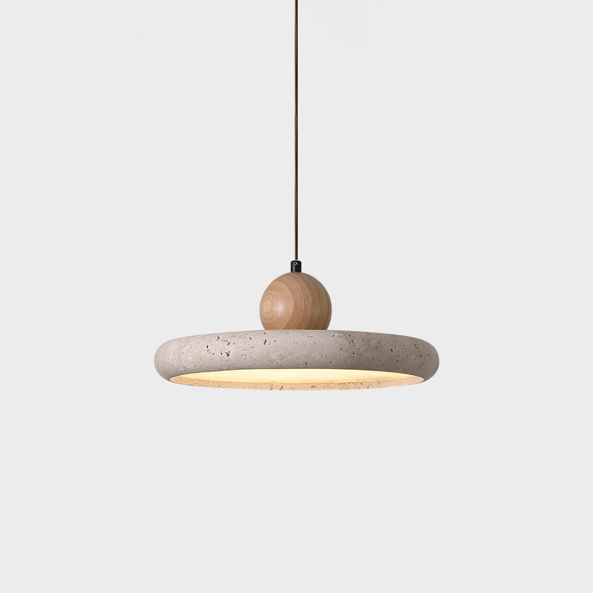 Stratawood Travertine LED Pendant