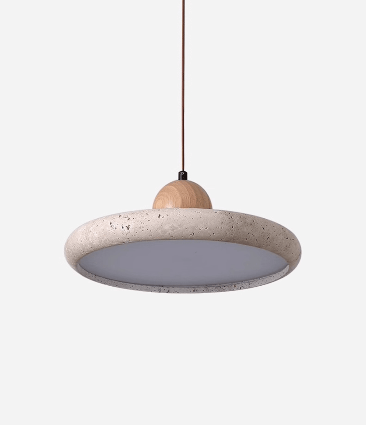 Stratawood Travertine LED Pendant