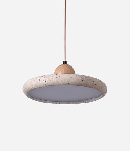 Stratawood Travertine LED Pendant
