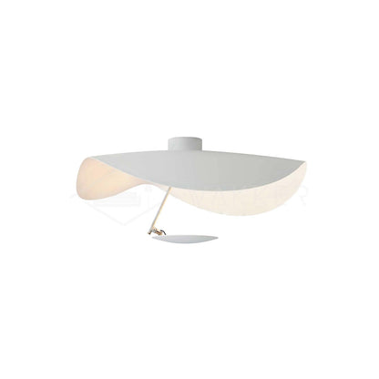 Swept Plate Multi-Finish LED Ceiling Light