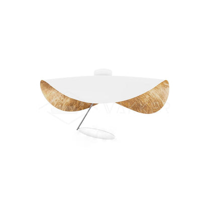 Swept Plate Multi-Finish LED Ceiling Light