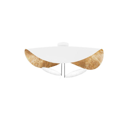 Swept Plate Multi-Finish LED Ceiling Light