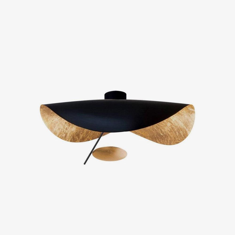 Swept Plate Multi-Finish LED Ceiling Light