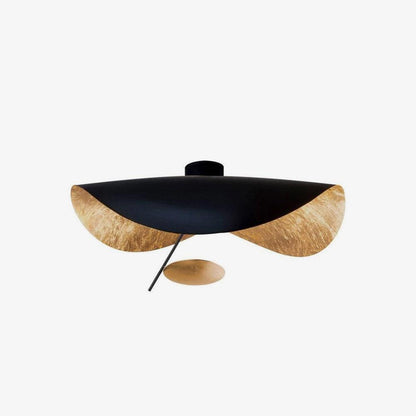 Swept Plate Multi-Finish LED Ceiling Light