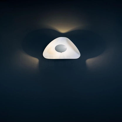 Swept Plate Multi-Finish LED Ceiling Light