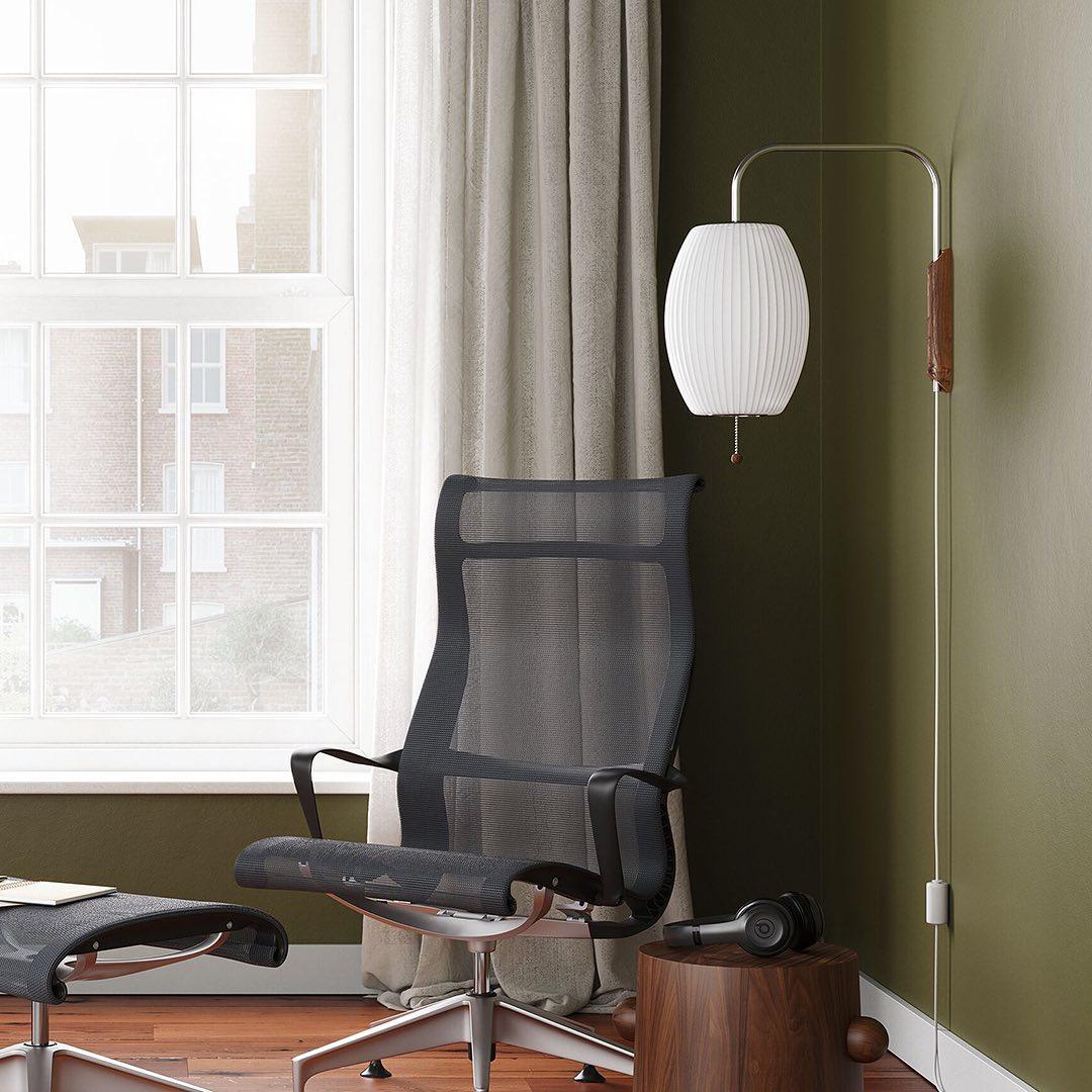 Swivelpod Chrome Walnut Wall Sconce