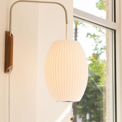 Swivelpod Chrome Walnut Wall Sconce