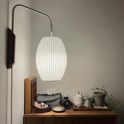 Swivelpod Chrome Walnut Wall Sconce