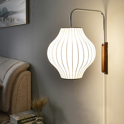 Swivelpod Chrome Walnut Wall Sconce