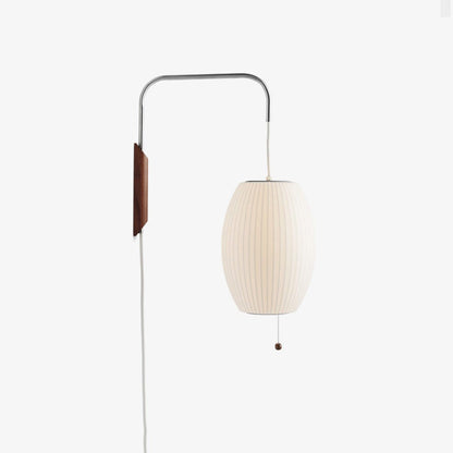 Swivelpod Chrome Walnut Wall Sconce