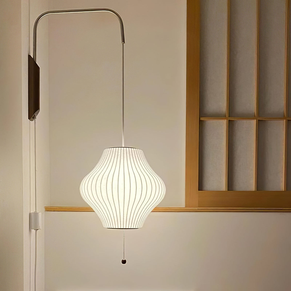 Swivelpod Chrome Walnut Wall Sconce
