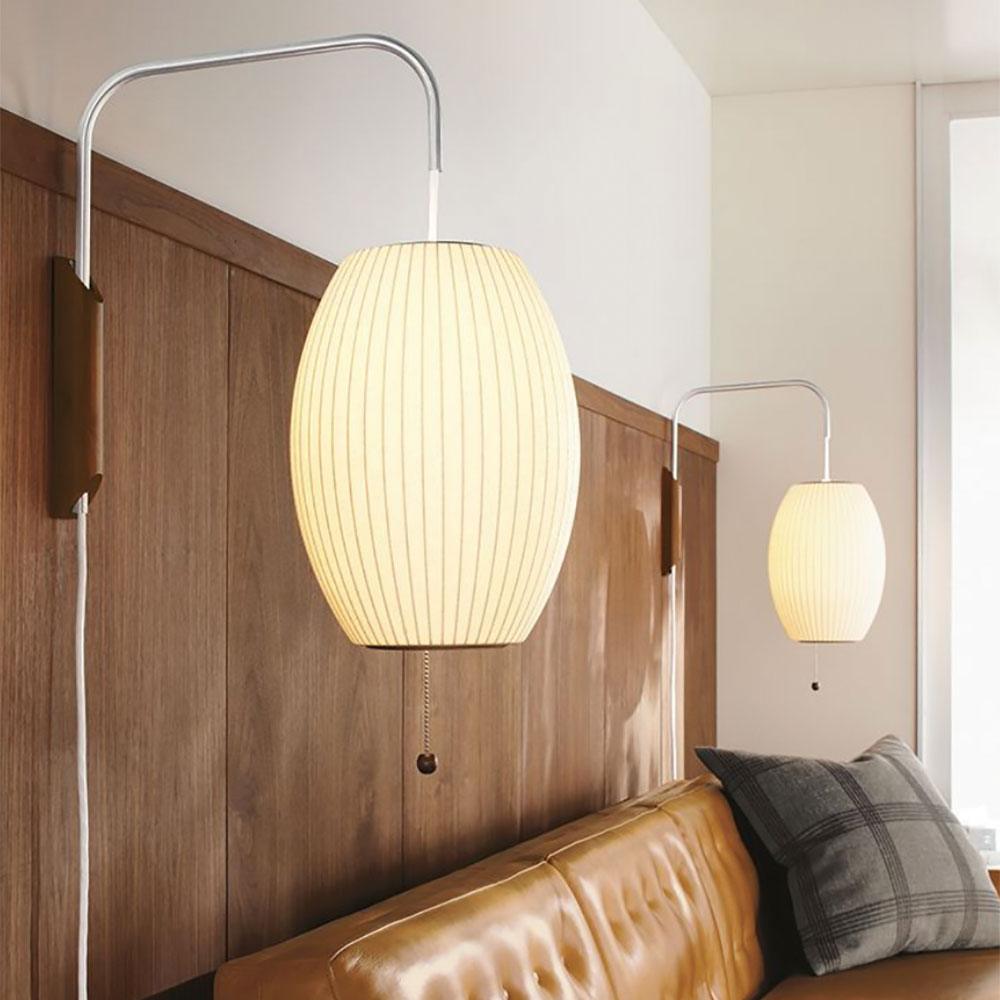 Swivelpod Chrome Walnut Wall Sconce