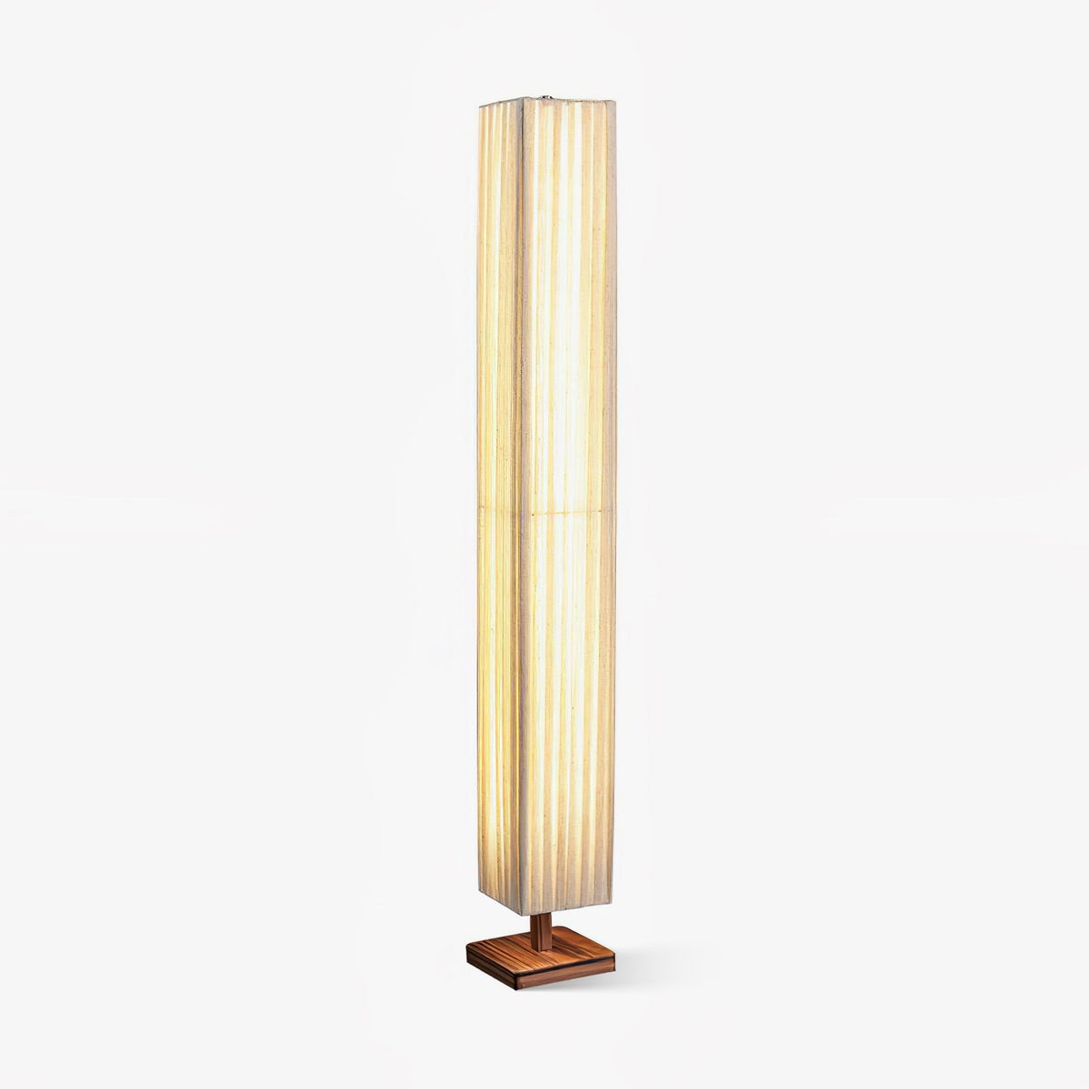 Tallstem Wood Beige LED Floor Lamp