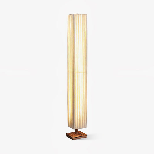 Tallstem Wood Beige LED Floor Lamp