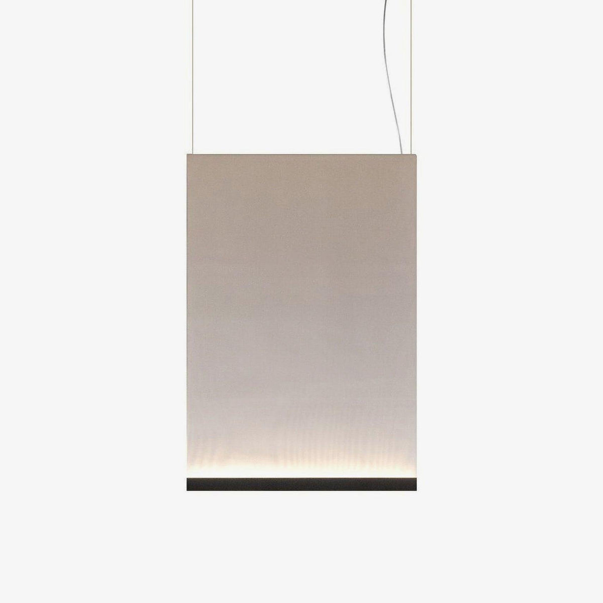 Textilefall Black White LED Pendant