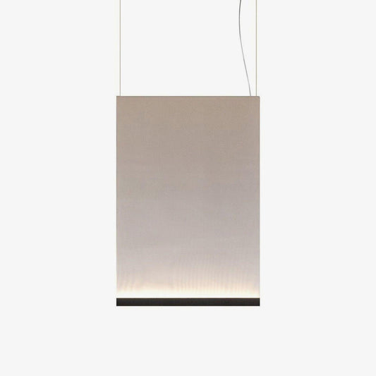 Textilefall Black White LED Pendant