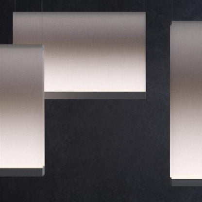 Textilefall Black White LED Pendant