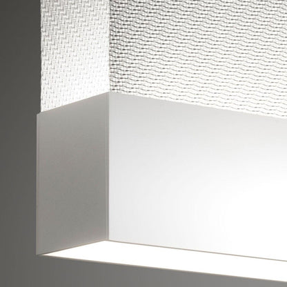 Textilefall Black White LED Pendant