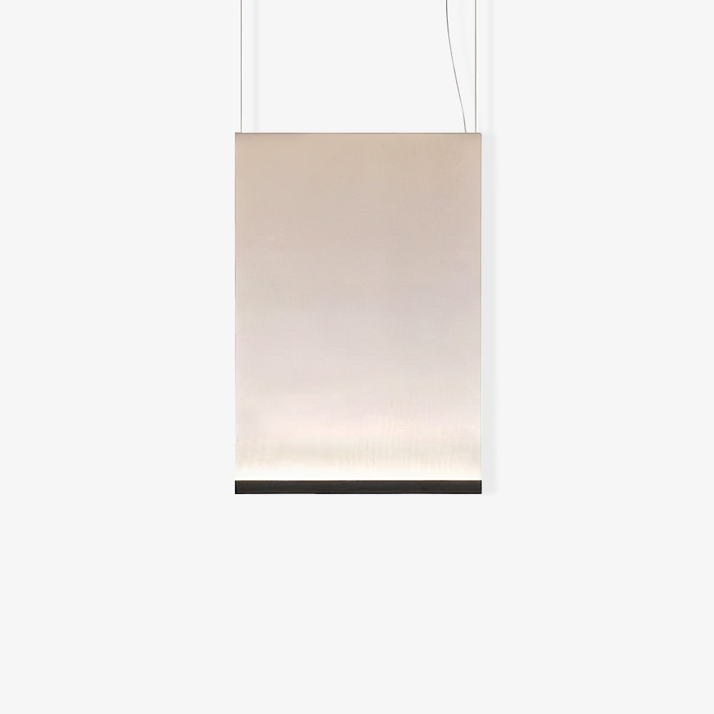 Textilefall Black White LED Pendant