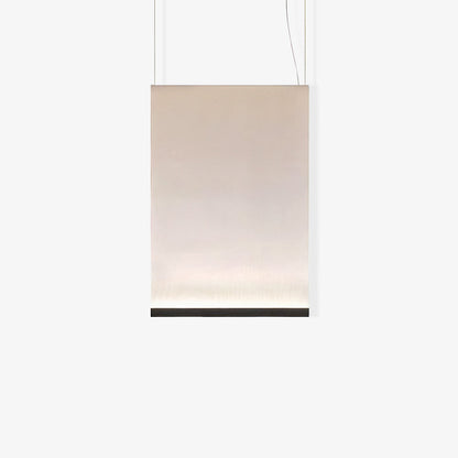 Textilefall Black White LED Pendant