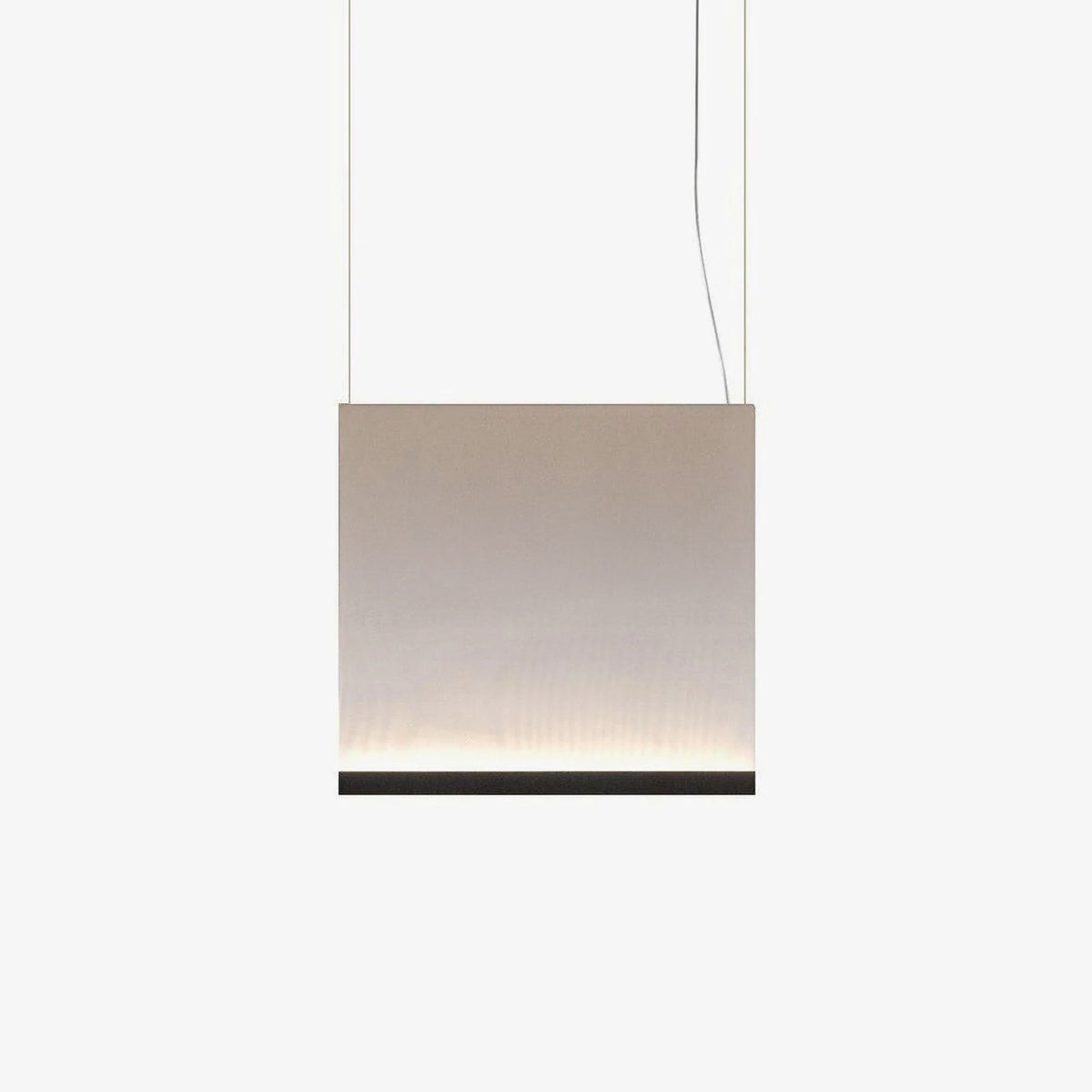 Textilefall Black White LED Pendant