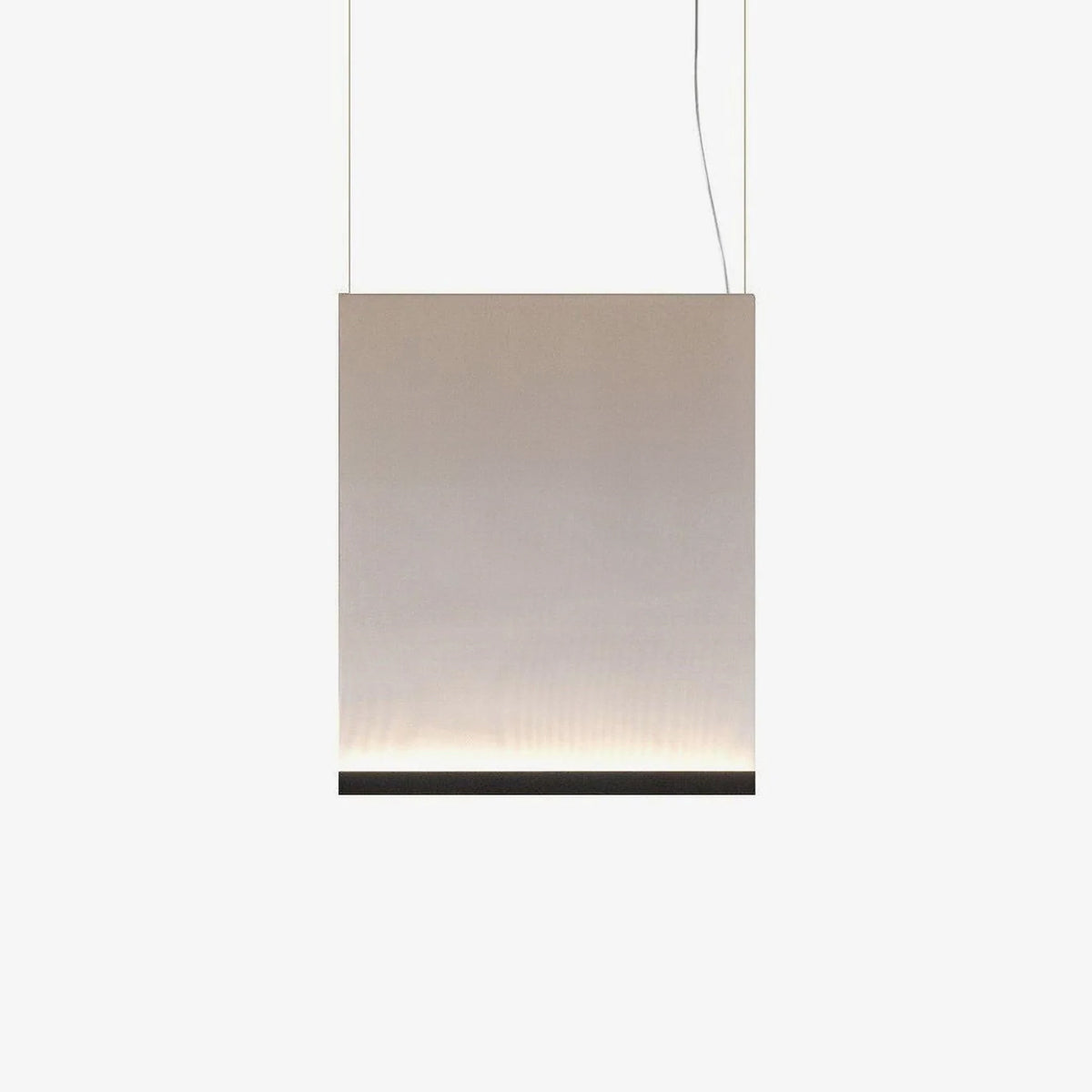 Textilefall Black White LED Pendant