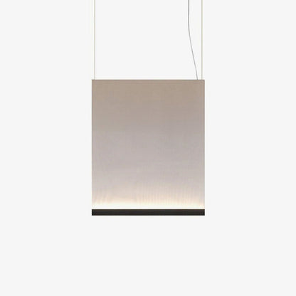 Textilefall Black White LED Pendant
