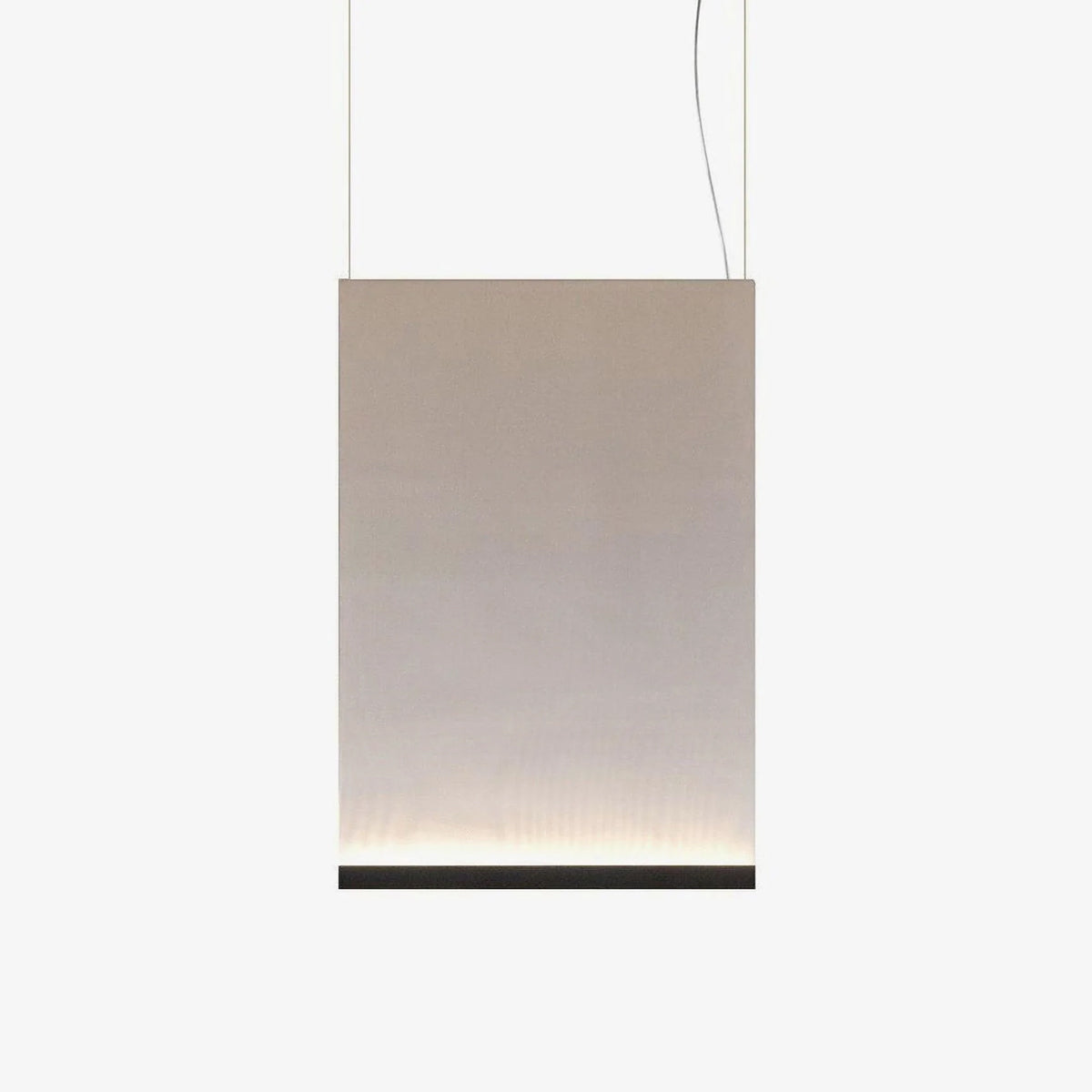 Textilefall Black White LED Pendant