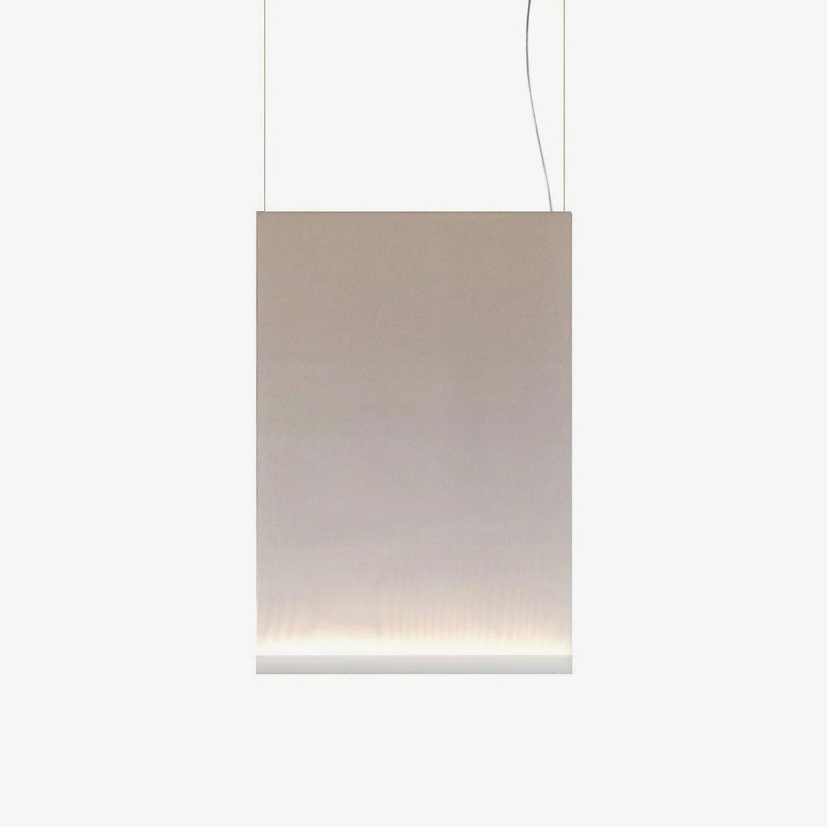 Textilefall Black White LED Pendant