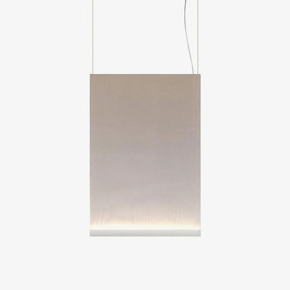 Textilefall Black White LED Pendant