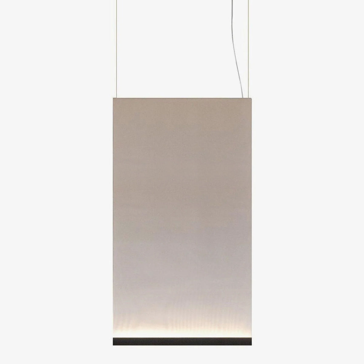 Textilefall Black White LED Pendant