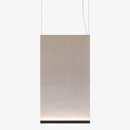 Textilefall Black White LED Pendant