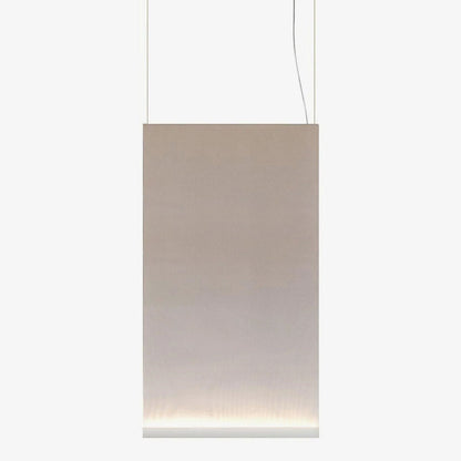 Textilefall Black White LED Pendant