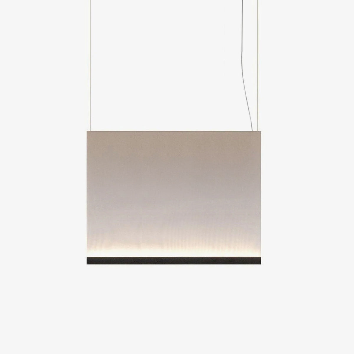 Textilefall Black White LED Pendant