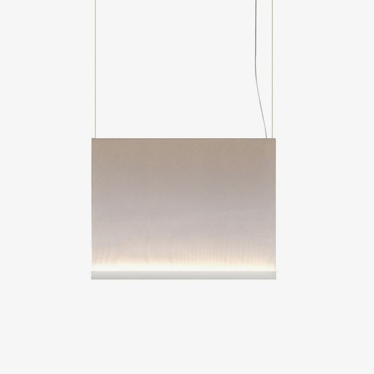 Textilefall Black White LED Pendant