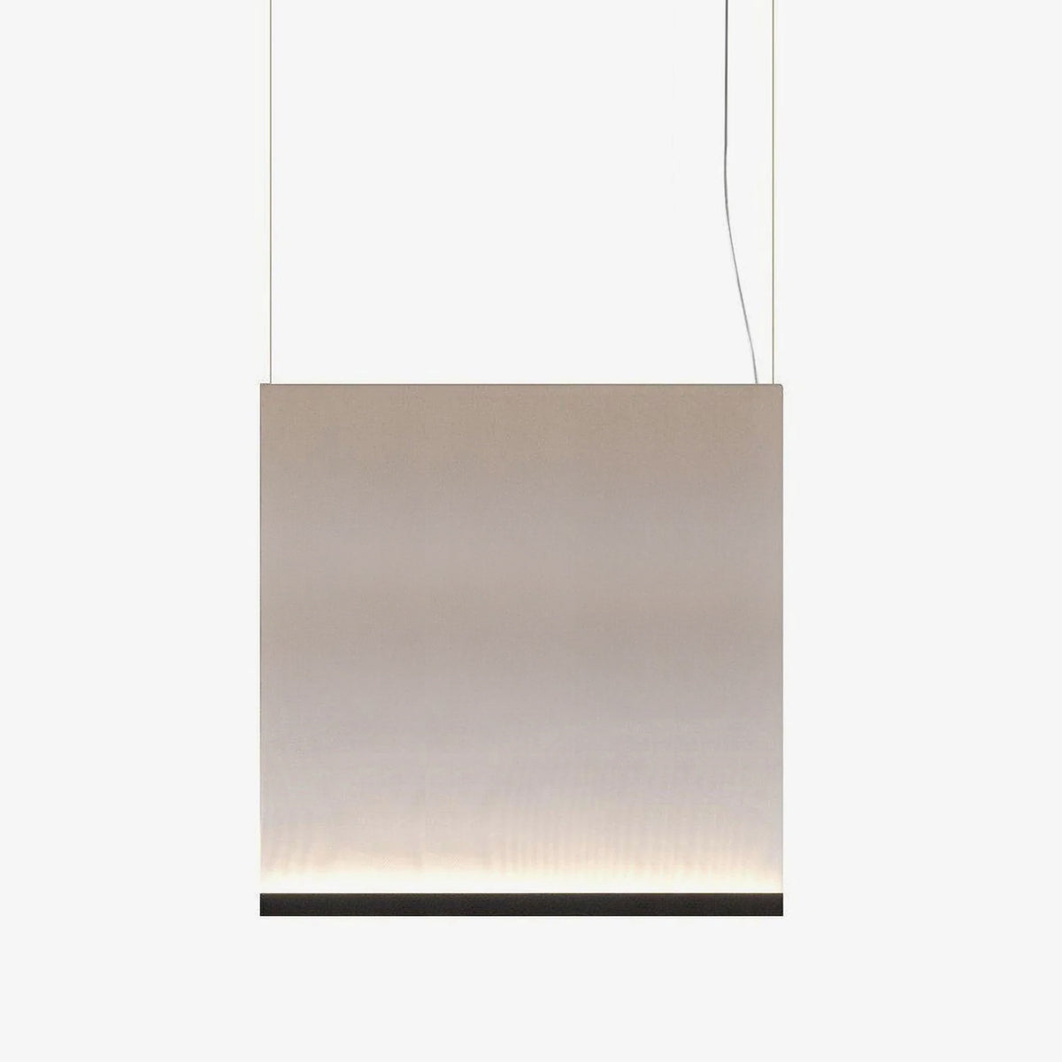 Textilefall Black White LED Pendant