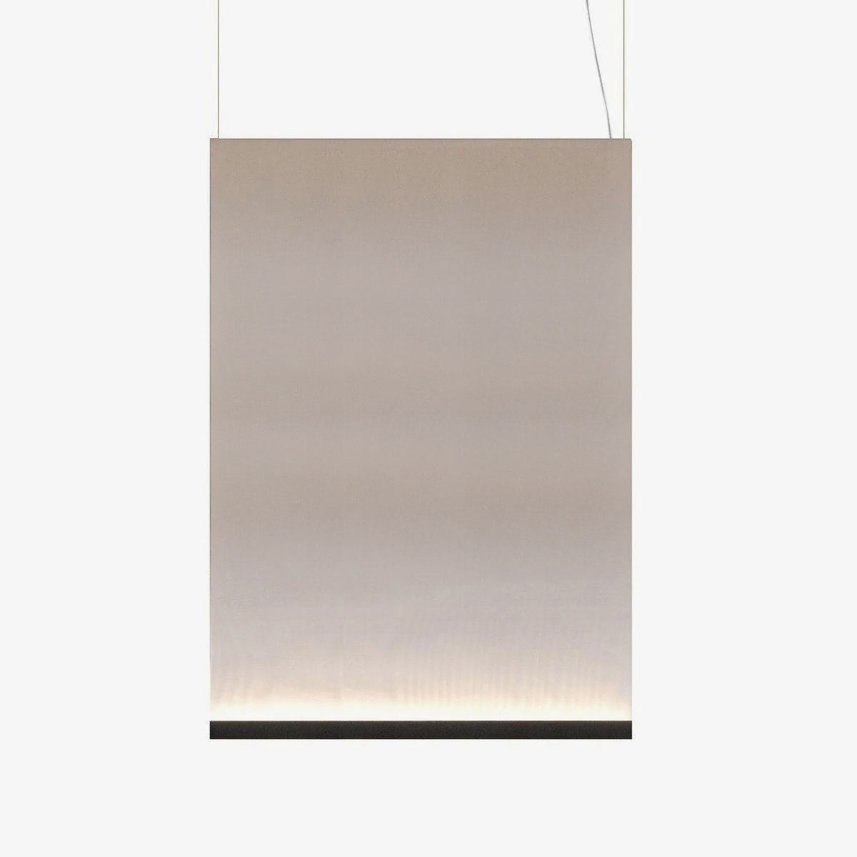 Textilefall Black White LED Pendant