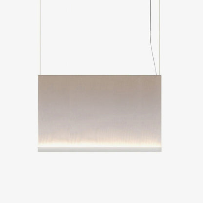 Textilefall Black White LED Pendant