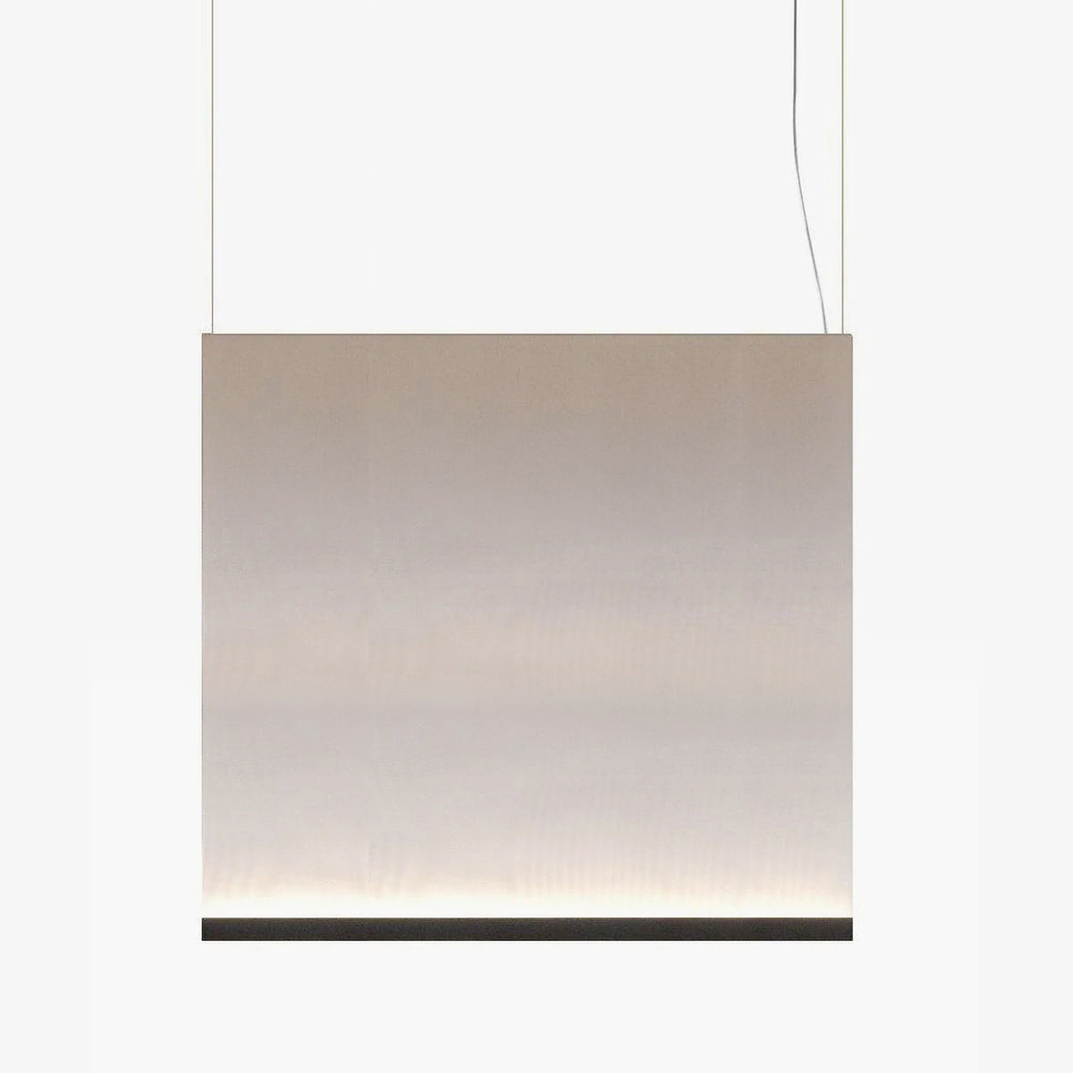 Textilefall Black White LED Pendant