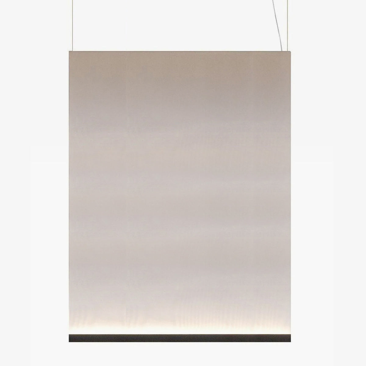 Textilefall Black White LED Pendant