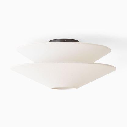 Gull Flushmount Ceiling Light ∅ 19.7″ x H 7.9″ / Dia 50cm x H 20cm / White Ceiling lamp