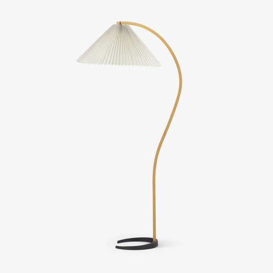 Timberline Beech Linen Floor Lamp
