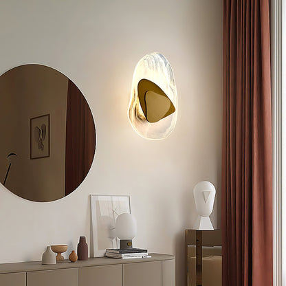 Tinted Arc Black Copper LED Wall Lamp