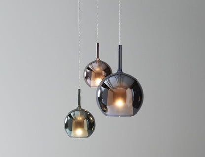Tinted Reflex Multi-Color Glass Pendant