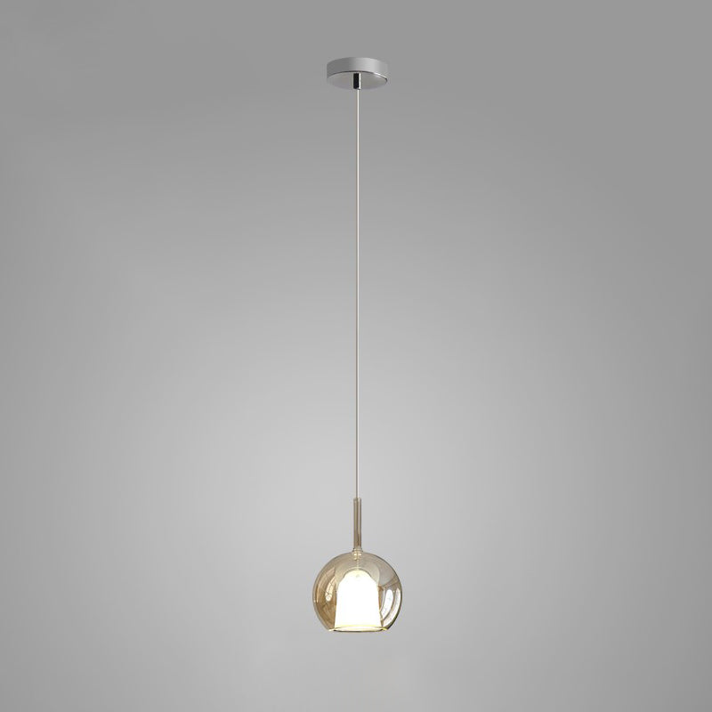 Tinted Reflex Multi-Color Glass Pendant