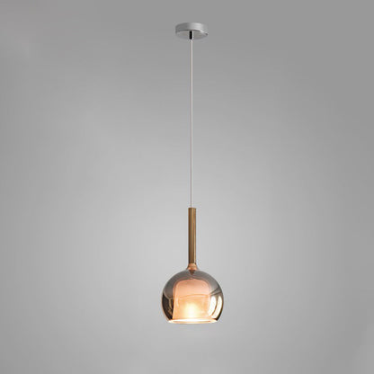 Tinted Reflex Multi-Color Glass Pendant