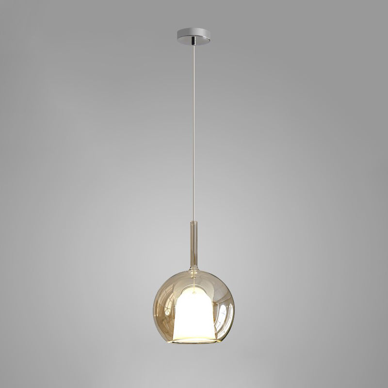 Tinted Reflex Multi-Color Glass Pendant