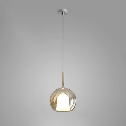 Tinted Reflex Multi-Color Glass Pendant