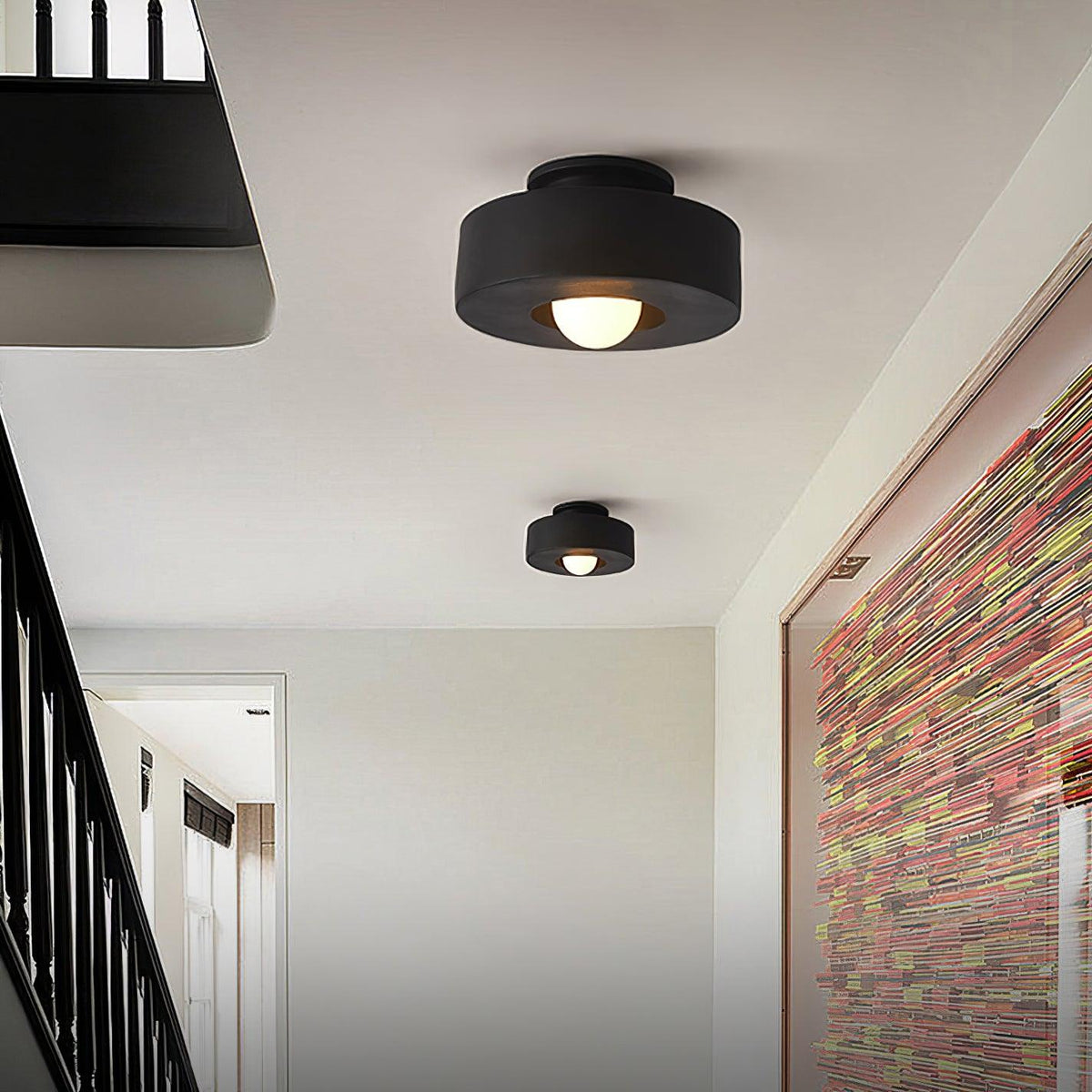 Totem Resin Multi-Color Ceiling Light