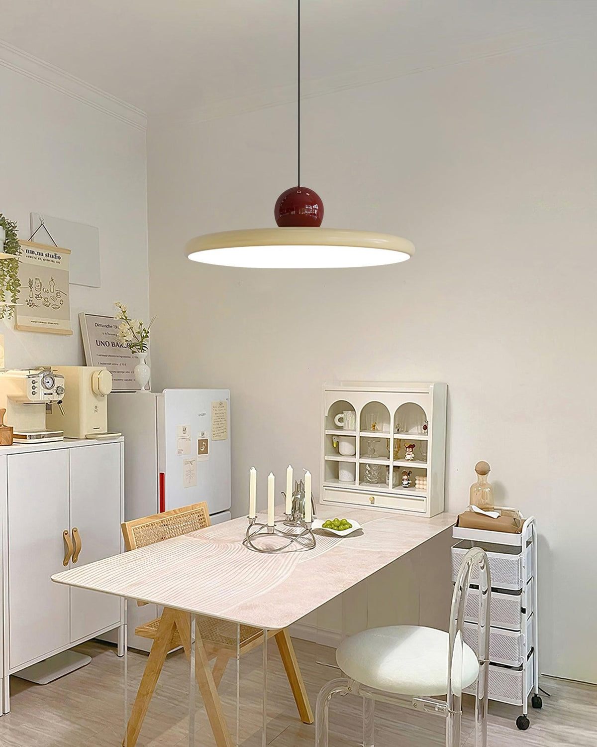 Triple Globe Nickel Gold Multi-Light Pendant